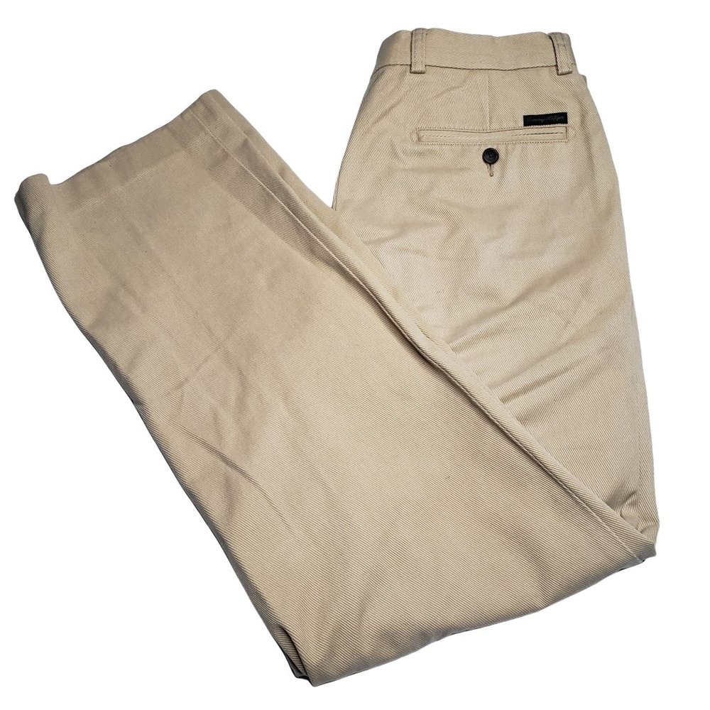 Tommy Hilfiger Chino Pants Heathered Microsand Men's Size 33x32 Brown